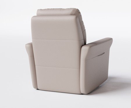 Poltrona Blend sem Lift Couro Bege | Westwing