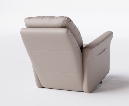 Poltrona Blend sem Lift Couro Bege | Westwing