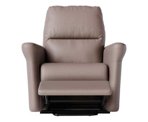 Poltrona Blend com Lift Couro Marrom, brown | WestwingNow
