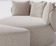 Chaise Luna com Puff Bege, beige | WestwingNow