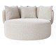 Chaise Luna com Puff Bege, beige | WestwingNow
