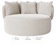 Chaise Luna com Puff Bege, beige | WestwingNow