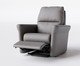 Poltrona Blend com Lift Couro Cinza, grey | WestwingNow