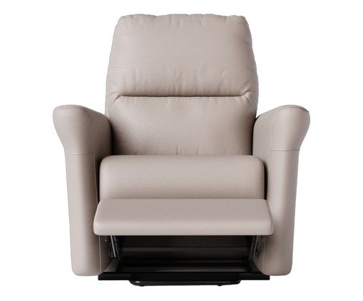 Poltrona Blend com Lift Couro Bege, beige | WestwingNow