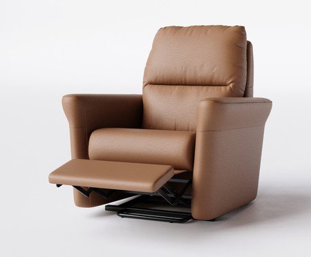 Poltrona Blend com Lift Couro Brown | Westwing
