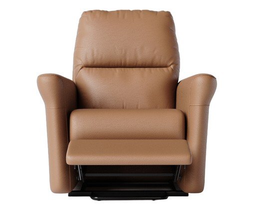 Poltrona Blend com Lift Couro Brown, brown | WestwingNow
