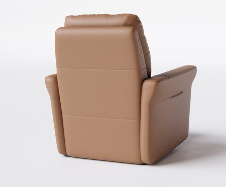 Poltrona Blend sem Lift Couro Brown | Westwing