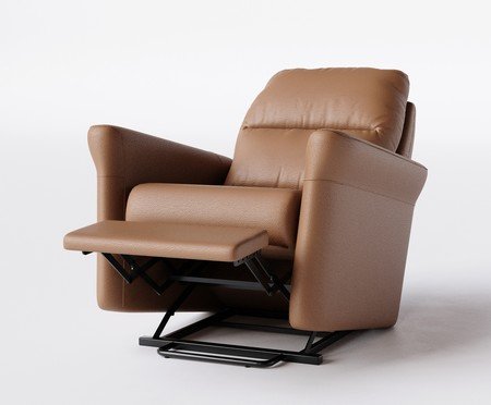 Poltrona Blend sem Lift Couro Brown | Westwing