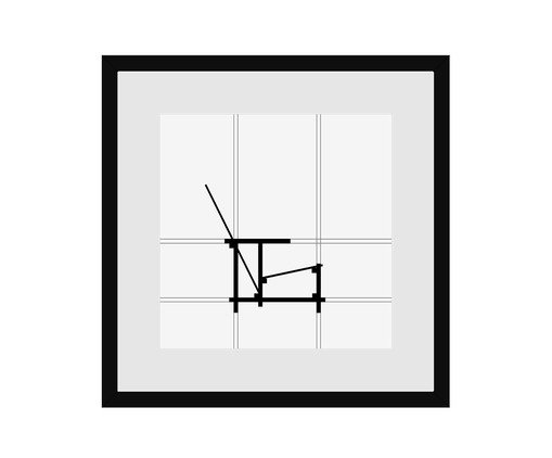 Quadro Rafael Giacomo Contorno, multicolor | WestwingNow
