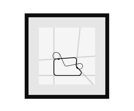 Quadro Rafael Giacomo Curva, multicolor | WestwingNow