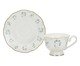 Xícara para Café com Borda Dourada em New Bone China Royal Romantic, white | WestwingNow