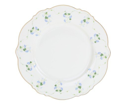 Prato Raso em New Bone China Royal Romantic, white | WestwingNow