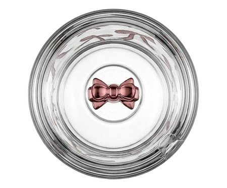Açucareiro com Colher em Cristal Ecológico Belle Rosé Vintage | Westwing