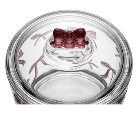 Açucareiro com Colher em Cristal Ecológico Belle Rosé Vintage | Westwing