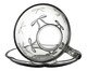 Jogo de Xícaras para Chá em Cristal Ecológico Belle, transparent | WestwingNow