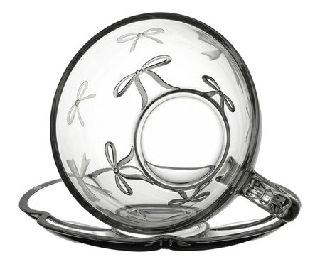 Jogo de Xícaras para Chá em Cristal Ecológico Belle | Westwing