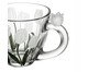 Jogo de Xícaras para Café em Cristal Ecológico Tulipa Verde, transparent | WestwingNow