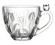 Jogo de Xícaras para Café em Cristal Ecológico Tulipa, transparent | WestwingNow