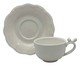 Jogo de Xícaras para Café em New Bone China Lacet, white | WestwingNow