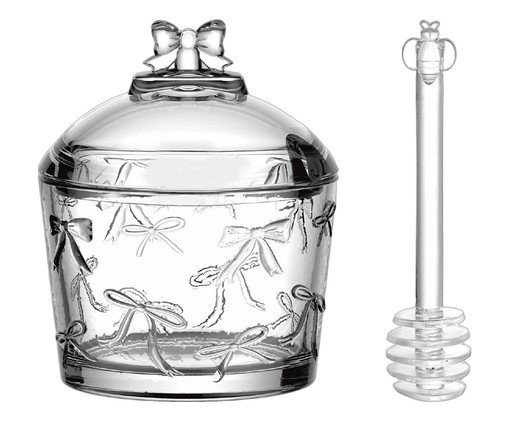 Meleira com Pegador em Cristal Ecológico Belle, transparent | WestwingNow