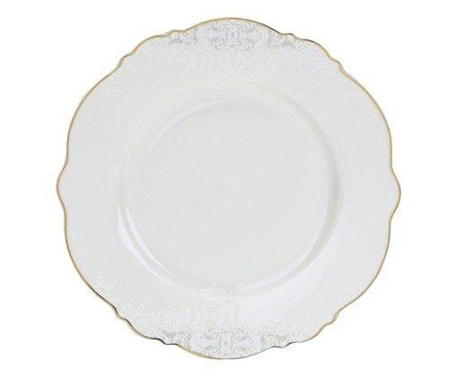 Prato Raso em New Bone China Royal Classic, white | WestwingNow