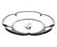 Jogo de Pratos para Sobremesa em Cristal Ecológico Tulipa Verde, transparent | WestwingNow