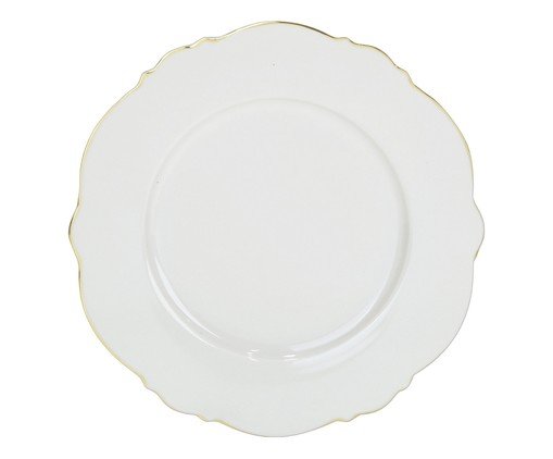 Prato para Sobremesa em New Bone China Royal Classic, white | WestwingNow