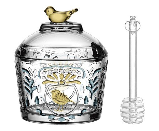 Meleira com Pegador em Cristal Ecológico Canary Âmbar, Ambar | WestwingNow