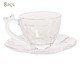 Jogo de Xícaras para Café em Cristal Ecológico Belle, transparent | WestwingNow