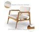 Poltrona em madeira maciça Azos, wood pattern | WestwingNow