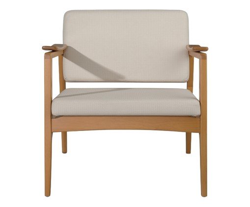 Poltrona em madeira maciça Azos, wood pattern | WestwingNow
