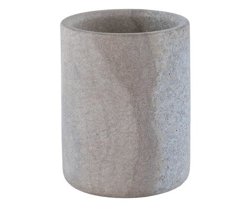 Vaso Porta-Utensílios em Pedra Sabão Uberaba, brown | WestwingNow