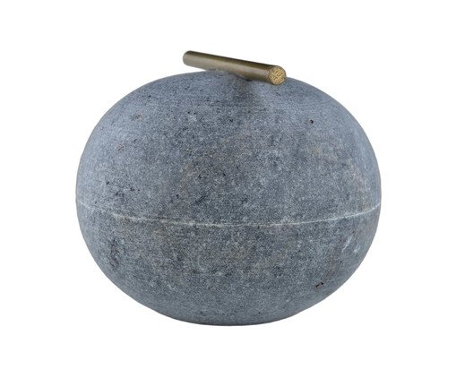 Pote Decorativo em Pedra Sabão Sabará Pequeno, brown | WestwingNow
