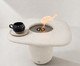 Mesa de Centro Alta com Lareira Rocha, white | WestwingNow