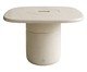 Mesa de Centro Alta com Lareira Rocha, white | WestwingNow