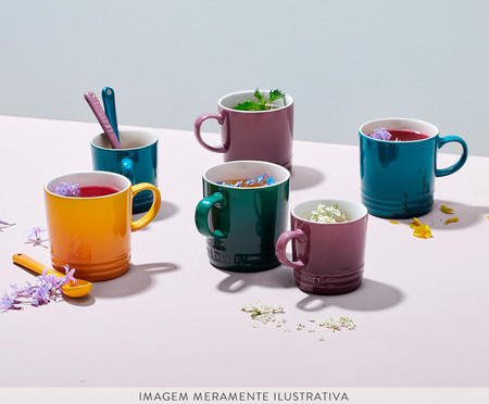 Jogo de Canecas para Chá em Cerâmica - Botanique | WestwingNow