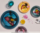 Jogo de Pratos para Aperitivo em Cerâmica - Botanique, Multicolorido | WestwingNow