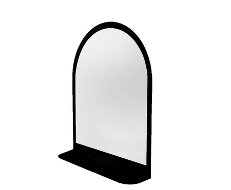 Espelho de Parede Mindy Preto - 47x37cm | WestwingNow