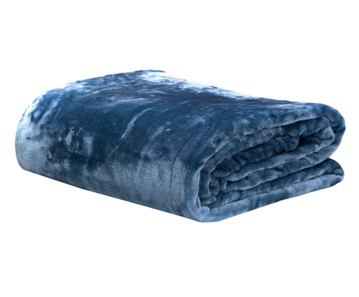 Cobertor Soft Super Azul Índigo - 300 g/m², Azul | WestwingNow