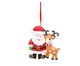Enfeite Papai Noel e Rena, Vermelho,Branco,Marrom | WestwingNow