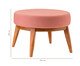 Pufe de Madeira Valentina - Rosa, Rosa | WestwingNow