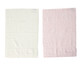 Jogo de Toalhas para Lavabo Duo Bord - Off White e Rosê, Off White e Rosê | WestwingNow
