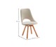 Cadeira Elemto Giratória - Branco Creme e Natural, Bege | WestwingNow
