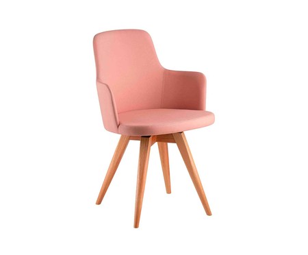 Cadeira Veracita Giratória - Rosé | WestwingNow