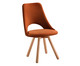 Cadeira Elemto Giratória - Terracota e Natural, Laranja | WestwingNow
