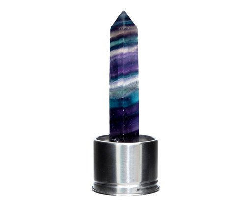 Cristal Fluorita Arco Íris - Roxo, Roxo | WestwingNow