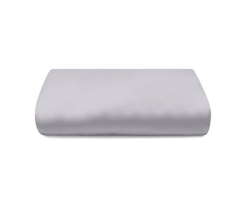 Lençol Inferior com Elástico Platine Cinza - 300 Fios, Cinza | WestwingNow