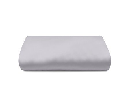 Lençol Inferior com Elástico Platine Cinza - 300 Fios | Westwing