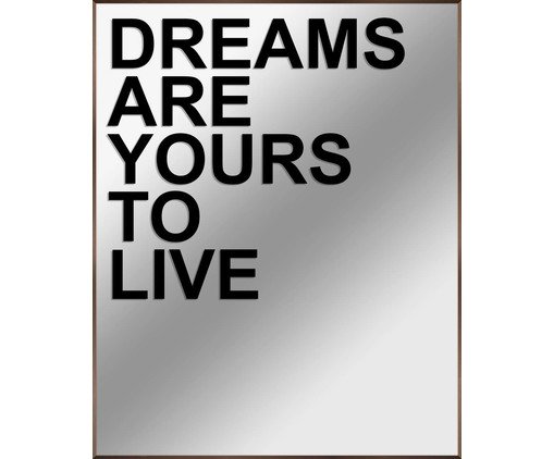 Quadro com Espelho Types, Multicolorido | WestwingNow