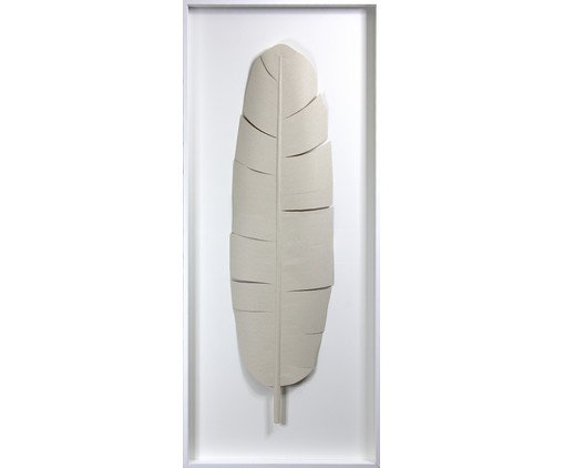 Quadro com Vidro Leaves, Multicolorido | WestwingNow